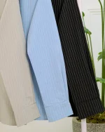 پیراهن آستین بلند قواره دار مردانه 1186 - Image 5