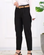 شلوار مام استايل دمپا پاكتی مازراتی زنانه 1199 - Image 3