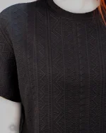 ست تی شرت و شلوار ژاکارد زنانه کیمیا 1200 - Image 12