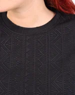 ست تی شرت و شلوار ژاکارد زنانه کیمیا 1200 - Image 8