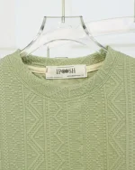 ست تی شرت و شلوار ژاکارد زنانه کیمیا 1200 - Image 5