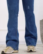 شلوار جين بوت كات زنانه 1202 - Image 4