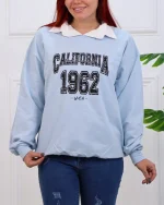 بلوز آستین بلند دورس دونخ چاپی زنانه  1204