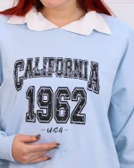 بلوز آستین بلند دورس دونخ چاپی زنانه  1204 - Image 5