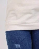 بلوز دورس  BLACK & WITE  قواره دار 1203 - Image 4