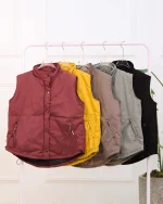 پافر موجی کتان دورو زنانه 1205 - Image 7