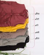 پافر موجی کتان دورو زنانه 1205 - Image 8