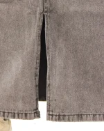 دامن بلند جین زنانه ذغالی 1211 - Image 4