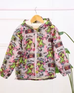 کاپشن بارانی بچه‌گانه آستردار ۱۲۱۳ - Image 5