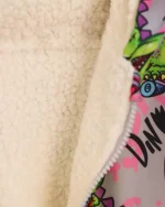 کاپشن بارانی بچه‌گانه آستردار ۱۲۱۳ - Image 2