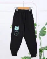 ست بلوز و شلوار بچه‌گانه طرح گربه کد ۱۲۲۰ - Image 7