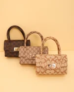 کیف دوشی دسته دار زنانه 1226 - Image 3