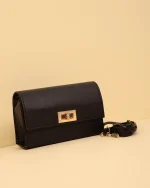 کیف دوشی زنانه مشکی 1227