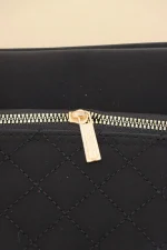 کیف دوشی گلدوزی دار غواصی زنانه 1229 - Image 3