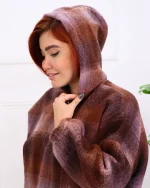 هودی نيم زيپ فوتر زنانه 1235 - Image 7