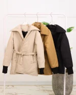 کاپشن پافر یقه پهن زنانه  ۱۲۳۶ - Image 7