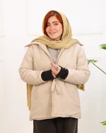 کاپشن پافر یقه پهن زنانه  ۱۲۳۶ - Image 2