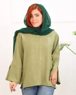 شومیز زنانه آستین برش دار طناز 1239 - Image 5