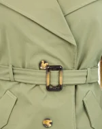 بارانی کوتاه کتان زارا 1248 - Image 4