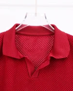 تی شرت آستين كوتاه بافت یقه دارمردانه 1241 - Image 3