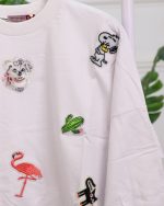 بلوز دورس آستين بلند KIDS چاپی بچگانه  1287 - Image 14