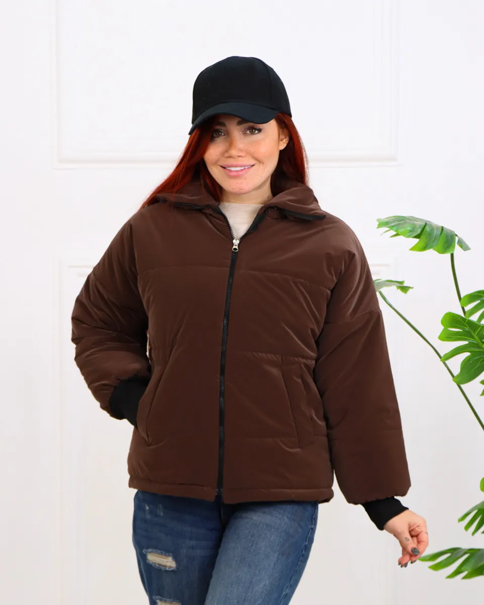 IMG_7938_17_11zon کاپشن سیلیکونی کراپ زنانه 1253 - Image 1