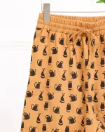 ست تیشرت و شلوارک زنانه گربه 1242 - Image 3