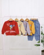 ست بلوز پنبه ای آستین بلند سونیک پسرانه 1257 - Image 5