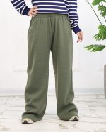 شلوار بافت بیسیک زنانه 1259 - Image 4