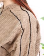 ست بامبر و شلوار مغزی فلر چروک زنانه 1267 - Image 10