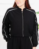 ست بامبر و شلوار مغزی فلر چروک زنانه 1267 - Image 7