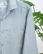 پیراهن آستین بلند فلورا تک جیب مردانه 1279 - Image 3