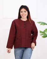 کت جیب دار زنانه شنل 1280 - Image 4