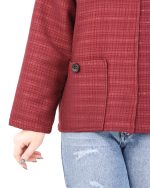 کت جیب دار زنانه شنل 1280 - Image 2