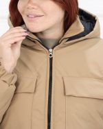 کراپ کاپشن جیب دار 1290 - Image 12