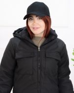 کراپ کاپشن جیب دار 1290 - Image 5