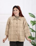 پانچ پشمی چهارخانه زنانه 1291