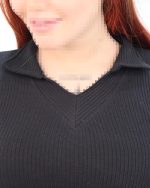 کراپ کرکره ای سوپر پنبه یقه شکاری 1293 - Image 2