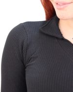 کراپ کرکره ای سوپر پنبه یقه شکاری 1293 - Image 3