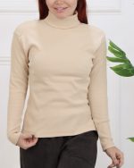 بلوز قواره دار فانریپ یقه اسکی زنانه 1294 - Image 4