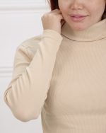 بلوز قواره دار فانریپ یقه اسکی زنانه 1294 - Image 5