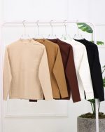 بلوز قواره دار فانریپ یقه پنج سانتی 1296 - Image 2