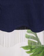 کراپ کرکره ای سوپر پنبه زنجیری زنانه 1297 - Image 3