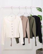 کراپ یقه هفت زنانه 1312 - Image 5