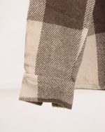 شکت کلاهدار چهارخانه پشمی مردانه 1298 - Image 6