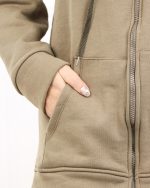 هودی پنبه ای بیسیک زیپ دار 1316 - Image 3