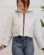 کاپشن کوتاه یقه دار زنانه 1302 - Image 6