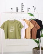 کراپ چاپی قارچی زنانه 1318 - Image 5