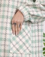 کفتان چهارخانه دوجیب زنانه 1299 - Image 8