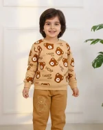 ست بلوز و شلوار پنبه‌ای خرسی بچگانه 1166